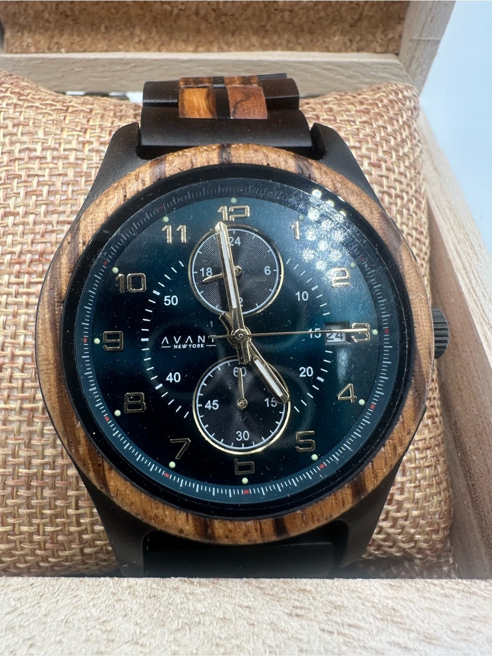 AVANTWOOD"New York" Chronograph Watch